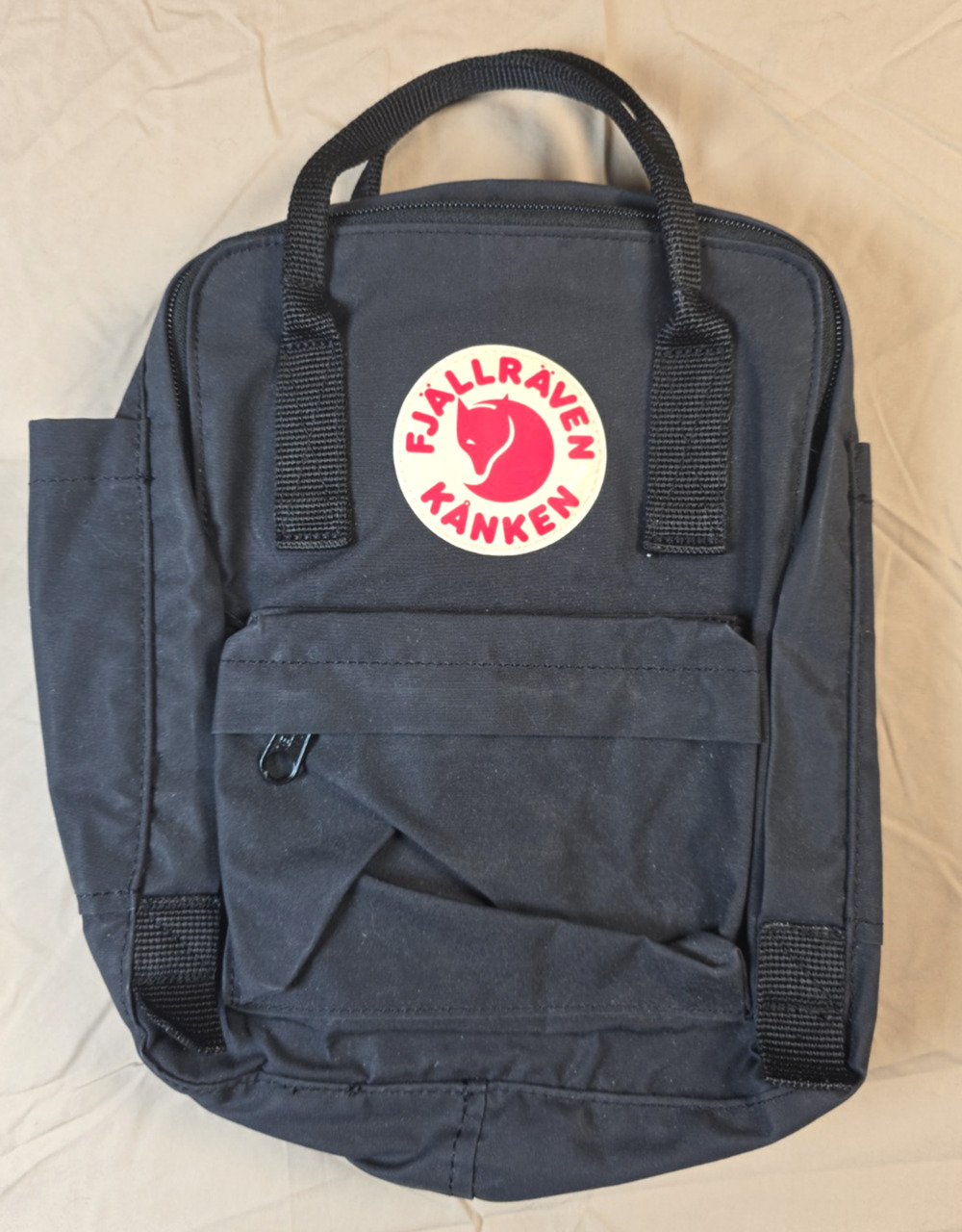 Fjallraven Kanken Mini Backpack Black Travel School EDC Festival Bag 23561